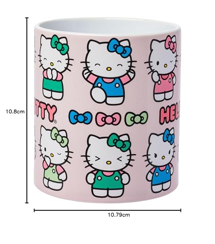 Taza Sanrio Hello Kitty Emociones y Poses 20 Onzas