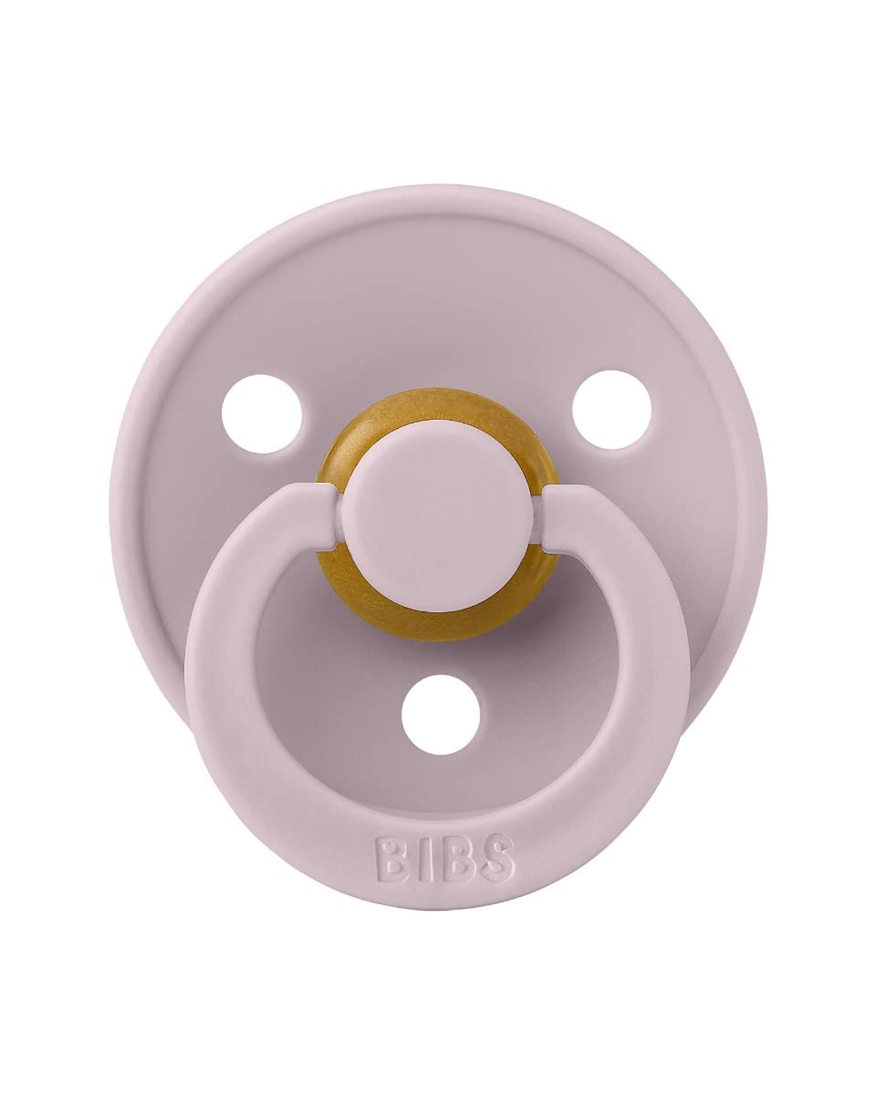 BIBS 5713795241170 PACIFIER, Blossom/Dusky Lilac, 2 piezas