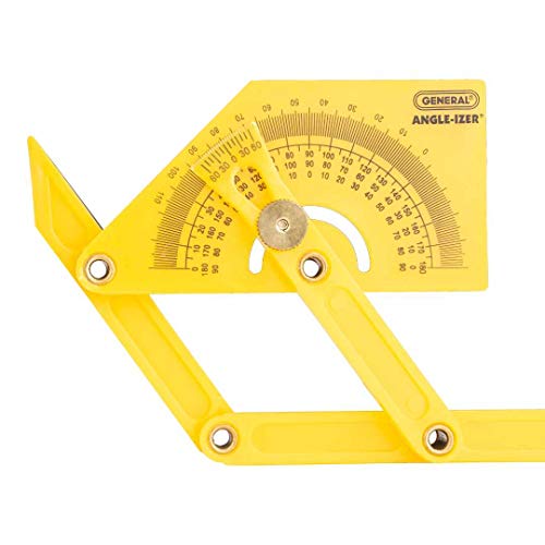 General Tools & Instruments 29 Plastic Protractor and Angle Finder with Articulating Arms