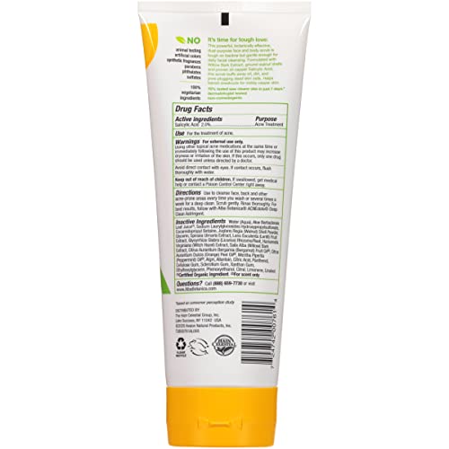 Scrub Facial y Corporal Alba Botanica Acnedote Máxima Potencia para Limpieza Profunda y Tratamiento del Acné