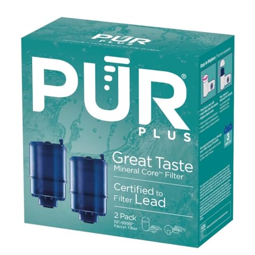 Filtro de Repuesto PUR Azul Potente 3 en 1 con Filtración Mineral Natural y Eliminación de Plomo para Montaje en Llave