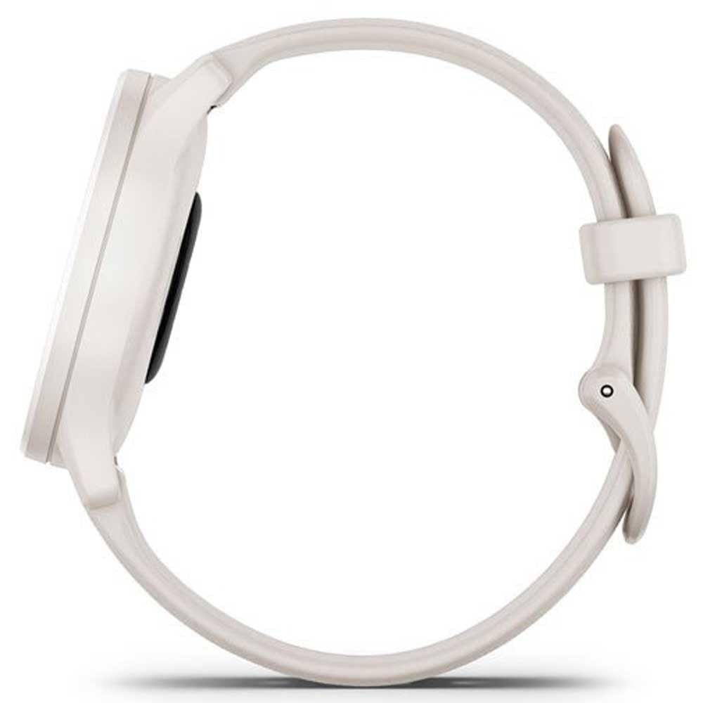 Garmin vivomove Sport, Reloj Inteligente híbrido, características de Salud y Bienestar, visualización táctil, Color Blanco