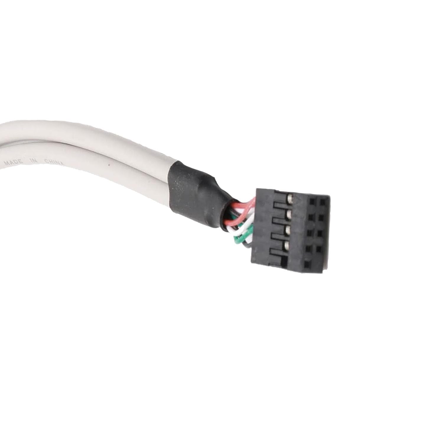 Placa Base Sopepoyie 2 Puertos USB 2.0 Expansión Panel trasero Conector Cable Adaptador