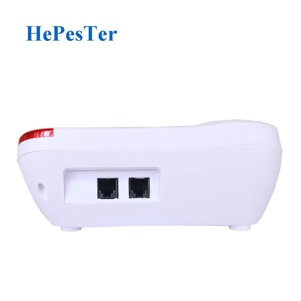 Teléfono con botón grande para personas mayores con cable para teléfono fijo para personas mayores con asistencia de cuidado de imágenes para personas mayores amplificado para pared de ayuda auditiva