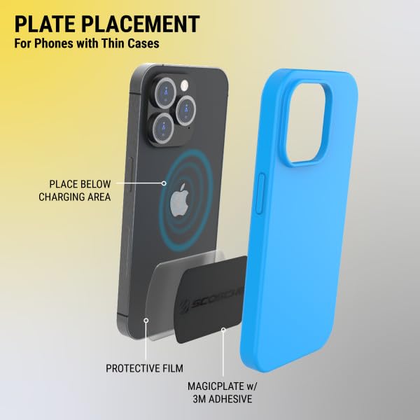 Sistema Magnético para Teléfonos Inteligentes Scosche MagicMount Negro Regular
