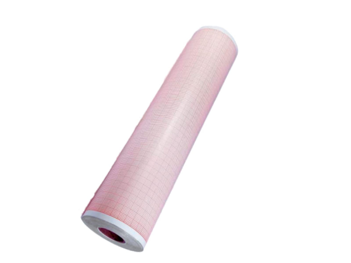 Papel para Electrocardiograma 12 Canales 210mm x 20m 10 Rollos