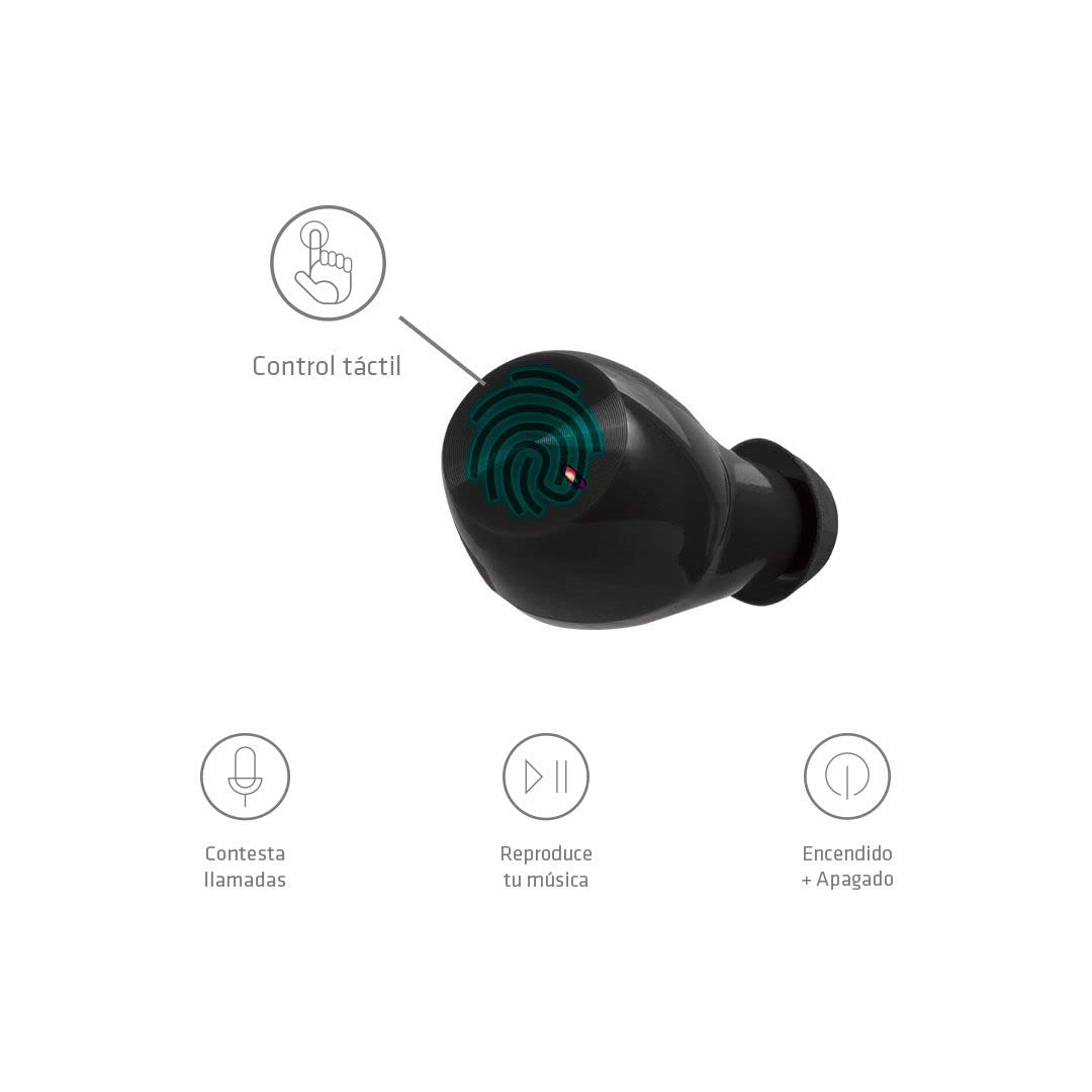 Billboard Audífonos Inalámbricos Earbuds Soul Track, Micrófono Incorporado, Resitente A Salpicaduras, Asistente De Voz, Batería De hasta 36 Horas De Duración Modelo 2025 (Tinto)