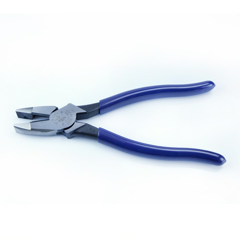 Klein Tools 80020 Juego de herramientas con alicates de lineman, cortadores diagonales y alicates de punta larga, con cuchillos endurecidos por inducción, 3 piezas
