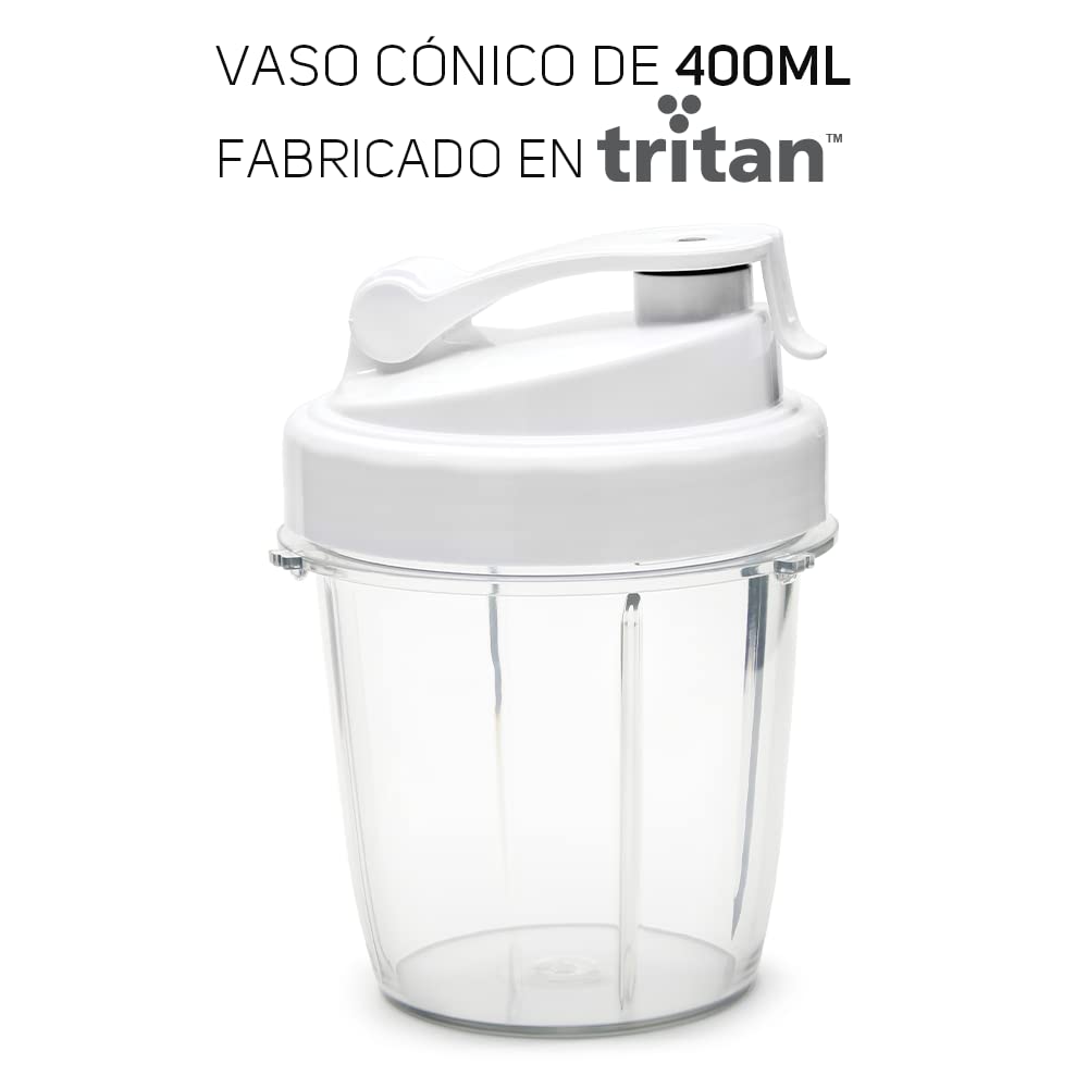 Procesador de Alimentos Taurus Verde Natural con 2 Vasos y 2 Cuchillas para Pulverizar