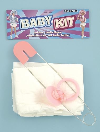Forum Novelties 51655 - Kit de bebé para adultos, talla única, estándar, rosa, paquete de 1