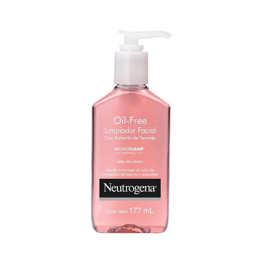 Gel Limpiador Facial Neutrogena Oil free Toronja Ácido Salicílico 177 ml