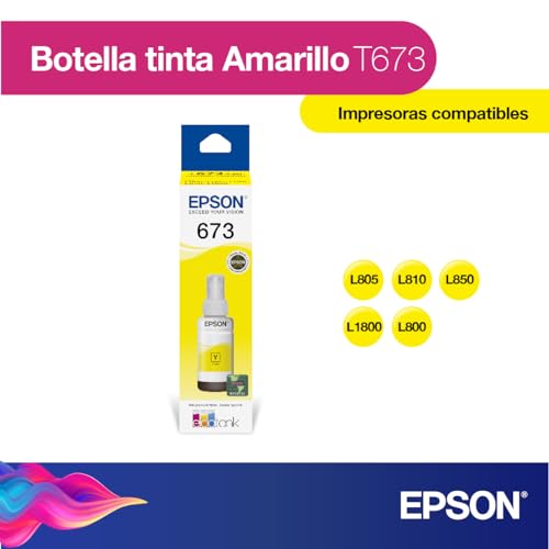 Botella de Tinta Epson Amarillo T673