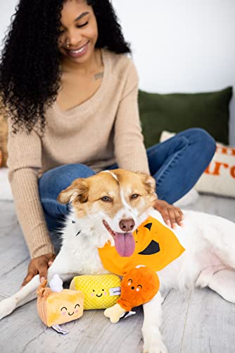 Juguetes para Perros con Cena de Acción de Gracias, Juego de 3, Juguetes de Peluche para Perros, Juguetes para Mascotas navideñas, Accesorios imprescindibles para propietarios de Mascotas
