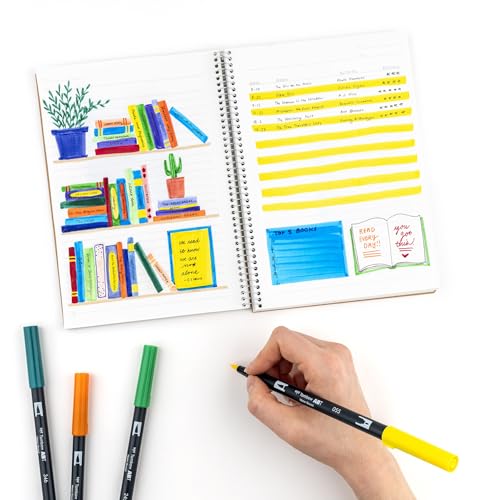 Rotuladores Artísticos Tombow Primarios Doble Pincel Paquete de 10