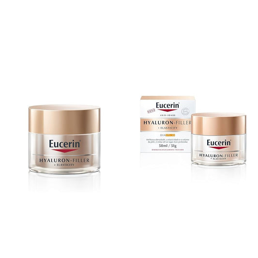 Eucerin Hyaluron-Filler Elasticity Crema de Noche 50ml + Hyalluron Filler Crema de día FPS 50ml