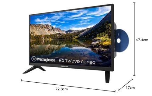 Westinghouse Television de 32" Resolución 720p HD Combo TV con DVD Control Parental HDMI USB Frecuencia de actualización de 60Hz LEDWD32HX5201 (Reacondicionado)