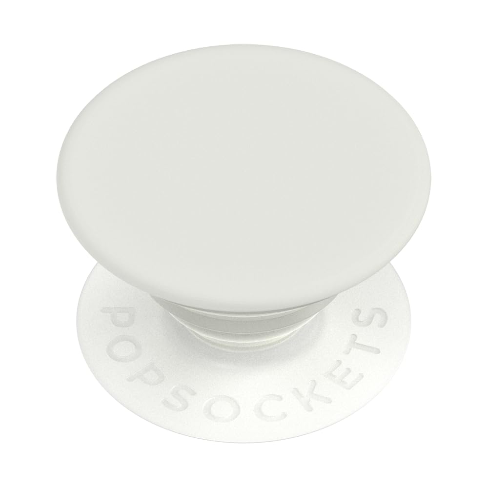 Empuñadura para Teléfono PopSockets Blanco Crema con Soporte Expandible