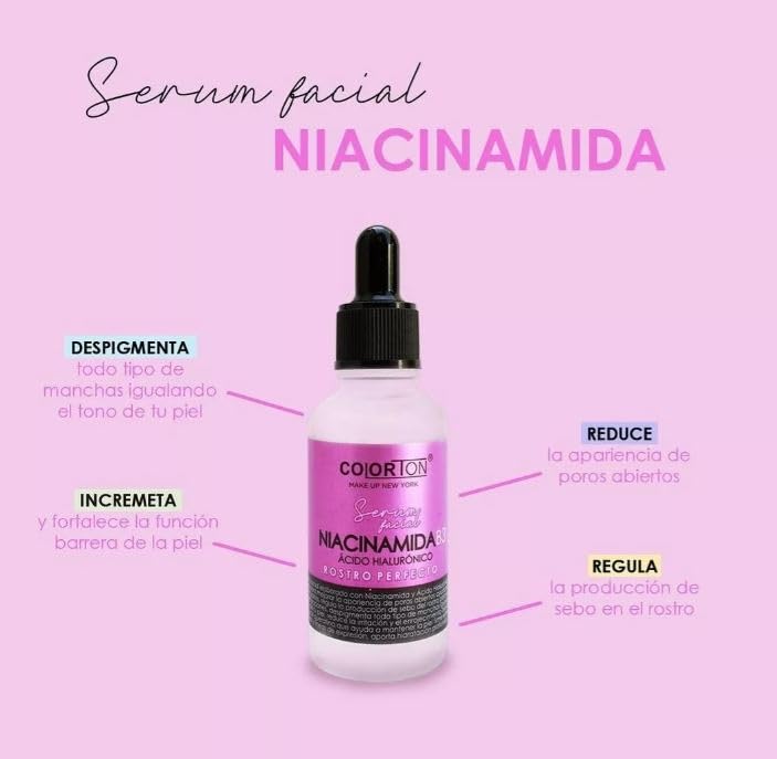 Kit Tonico y Serum Niacinamida B3 Colorton