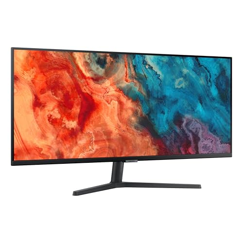 SAMSUNG Monitor QHD ultrarrancho ViewFinity S50GC de 34 pulgadas, 100Hz, 5 ms, HDR10, AMD FreeSync, visualización ultraancha, cuidado de los ojos, biseles delgados, PIP, PBP, LS34C50DGANXZA, 2023