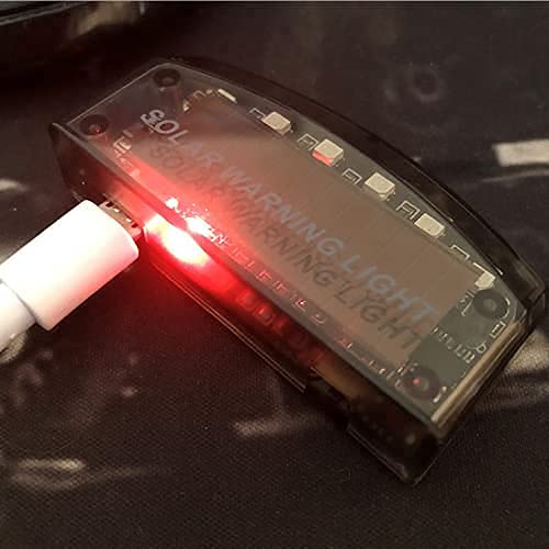 Alarma Solar Sunnytech Azul con 6 Luces LED Intermitentes para Coche