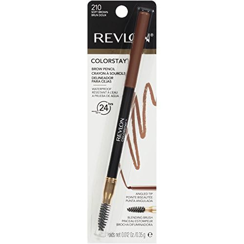 Lápiz Delineador de Ceja Revlon Soft Brown Colorstay