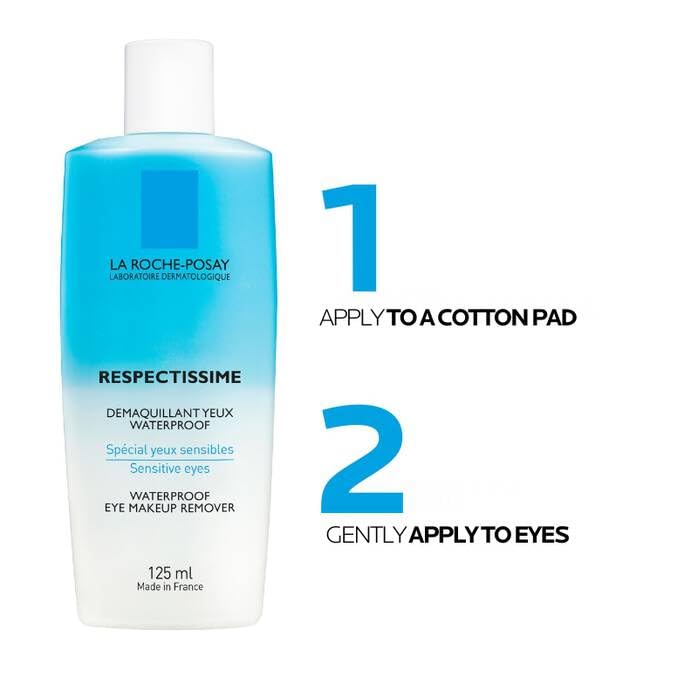 Desmaquillante Bifásico La Roche Posay Respectissime para ojos sensibles 125ml