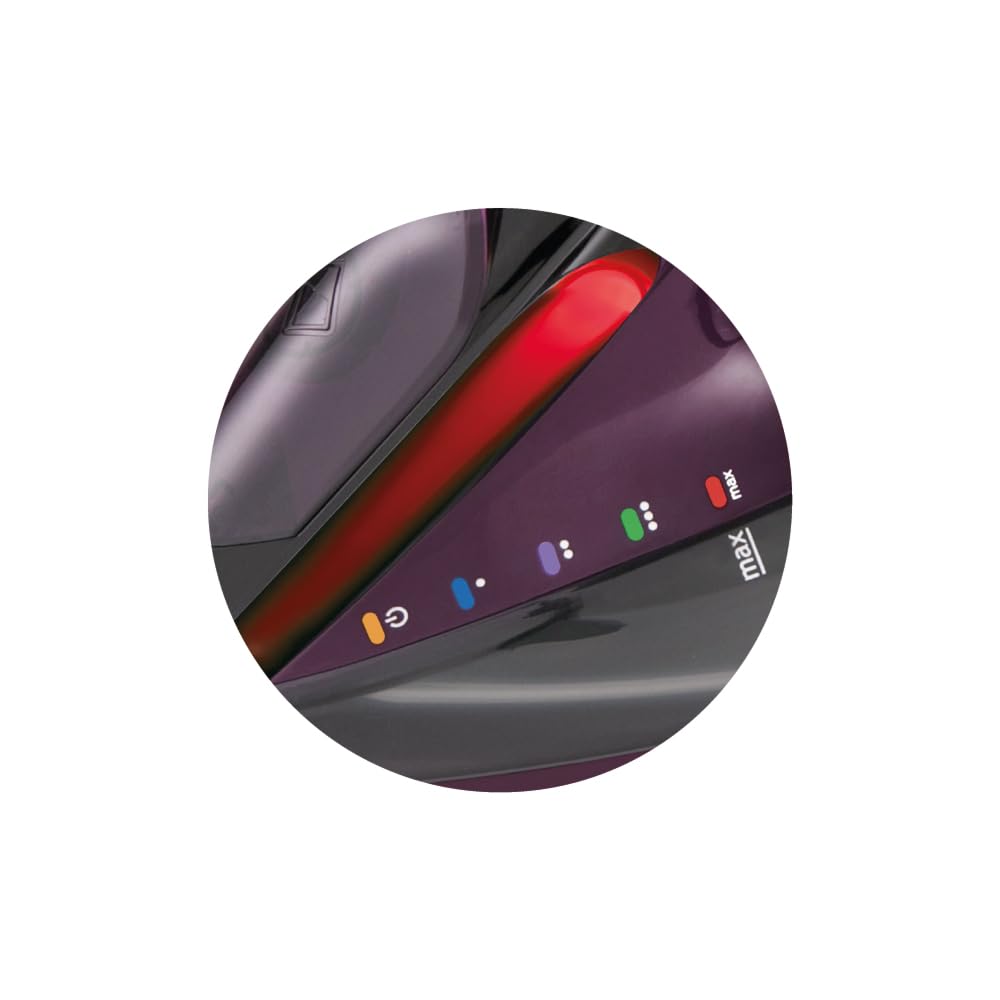 Russell Hobbs Plancha de vapor, suela antiadherente de cerámica, 195 g, vapor variable de 50 g, depósito de agua de 380 ml, autolimpieza, función antical y antigoteo, luz de control de color, 2800 W,