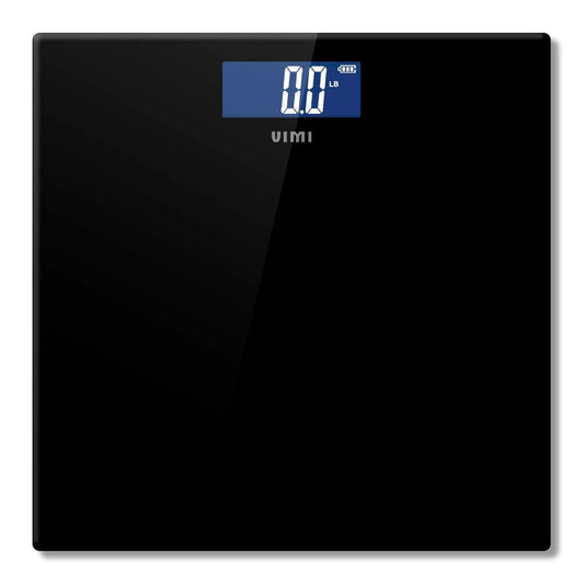 Báscula Digital Cuadrada Pesa Hasta 180 Kg (Negro)