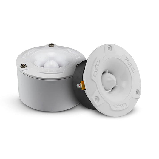 DS18 NXL-T1 Marine - Altavoz de agudos de aluminio impermeable VC de 240 W máximo, 4 ohmios, cruce integrado, ideal para barcos, deportes de motor, motocicleta, ATV UTV (2 altavoces resistentes al