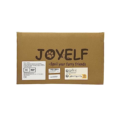 Cama Ortopédica de Espuma Viscoelástica JOYELF Grande para Perros Lavable con Juguete chirriante
