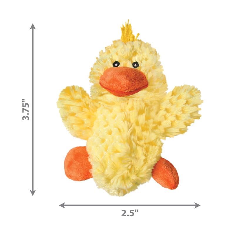 KONG Dr. Noy's Platy Duck - Juguete para perro (3 unidades)