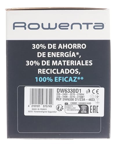 Plancha de Vapor Rowenta Negro Verde Eco Intelligence 2500 W Distribución Óptima