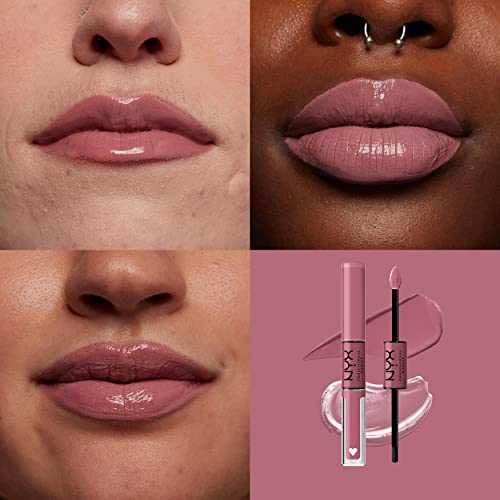 NYX Professional Makeup, Shine Loud, Labial Líquido Larga Duración, Fierce Flirt