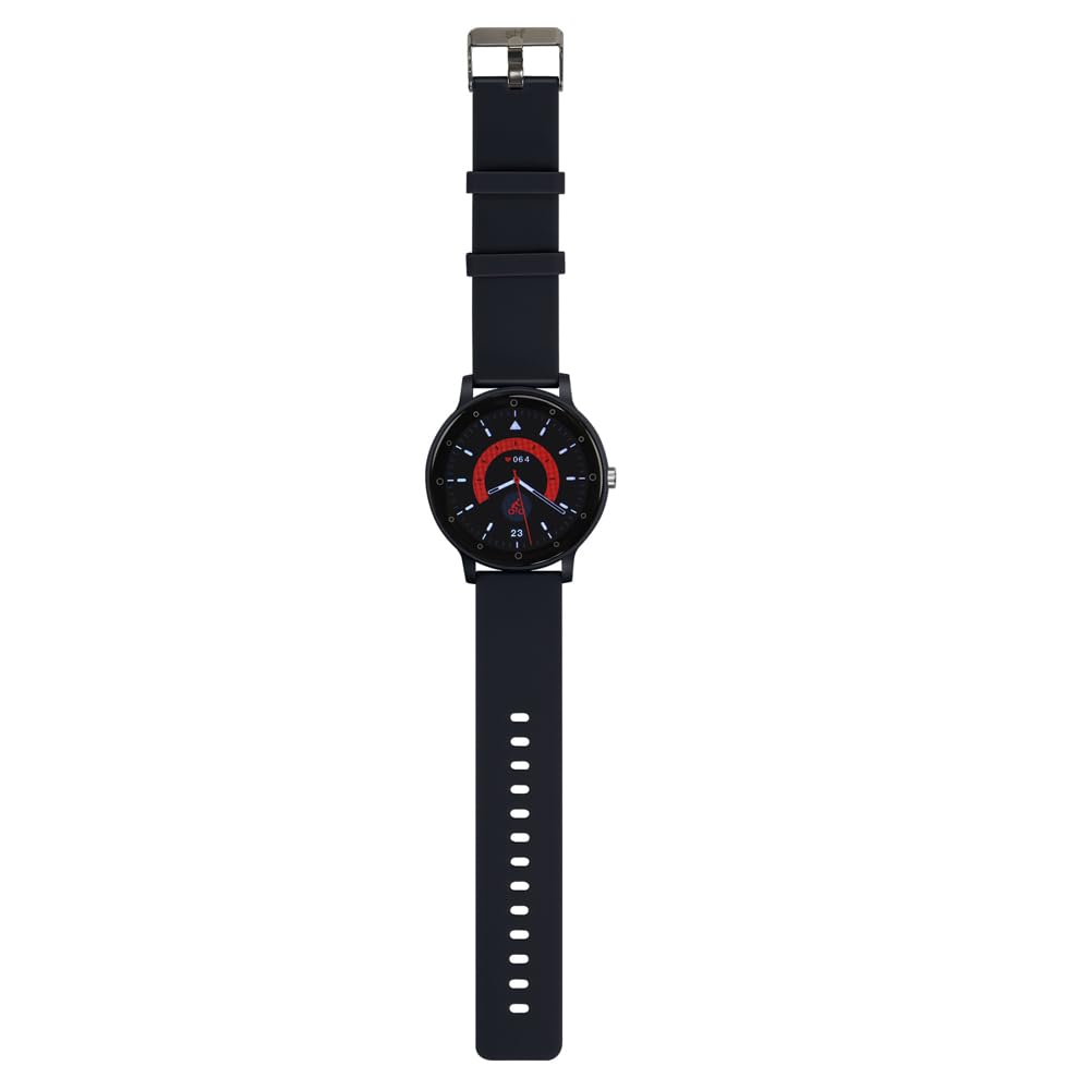 Smartwatch STF Kronos Insignia Round Negro Resistente a Salpicaduras y Polvo IP65 con Llamadas
