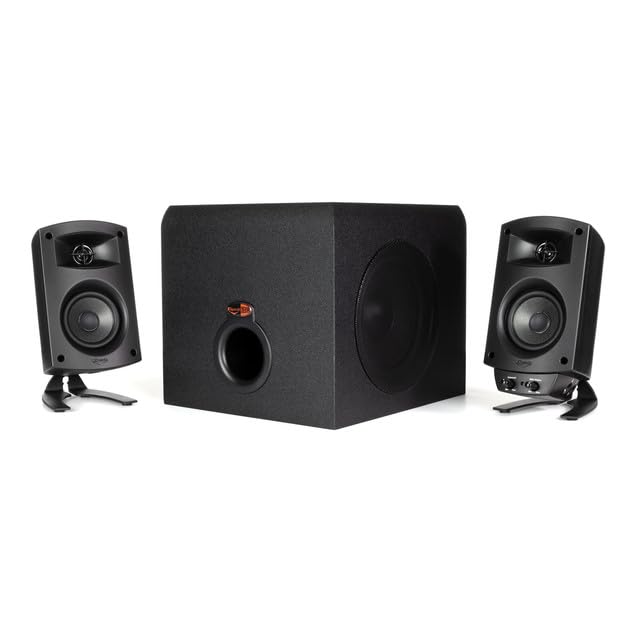 Klipsch Promedia 2.1 THX - Sistema de altavoces para computadora, color negro