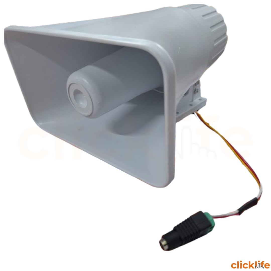 Clicklife Sirena Alarma WiFi Exterior 30W Inalámbrica, Control Remoto a través de Smart Life, Compatible con Alexa y Google Home, Ideal para Seguridad en Hogares y Negocios, Fácil Instalación y Uso