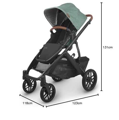 Carriola UPPAbaby Verde VISTA 2 con Moisés