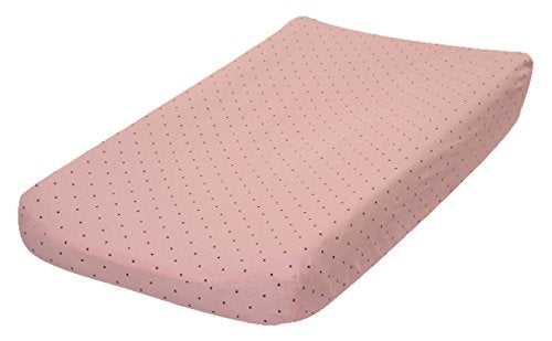 Go Mama Go - Funda para cambiador, diseño de lunares, color rosa y café
