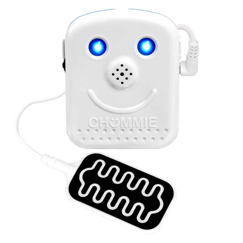 Chummie Premium Bedwetting Alarm for Deep Sleepers – Award Winning, Clinically Proven System with Loud Sounds, Bright Lights and Strong Vibrations, Blue