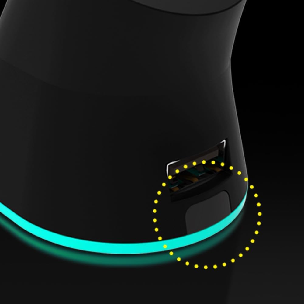 Base de carga RGB para mouse Logitech G PRO X Superlight DEX/2/1, G502, G502 X Plus, G502 X Lightspeed, G703, G703 Hero, G903, G PRO Wireless - Sistema de carga Powerplay para ratones de computadora