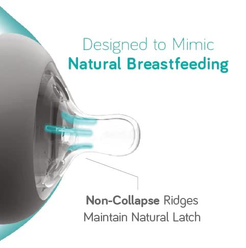 Tetina de Silicón Nanobébé Transparente para Recién Nacidos y Prematuros 2Pk 0m+