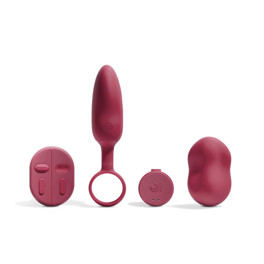 Vibrador Platanomelón Rojo Mobi para Parejas
