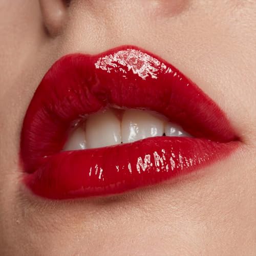 NYX Professional Makeup, LIP IV Gloss Serum Hidratante, Tono: Crnbry Splash. Tinta de Labios hidratante con alto pigmento infusionado con agua de coco y magnesio. Fórmula vegana.