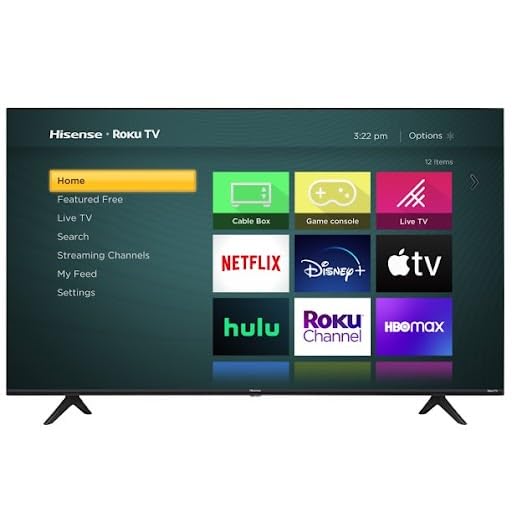 Hisense Smart TV | 50" Pulgadas | Serie R | Clase 4K Ultra HD 2160P | Pantalla LED | Roku TV | HDR | Modo de Juego | Funciona con Asistente Google y Alexa | 50R6E4