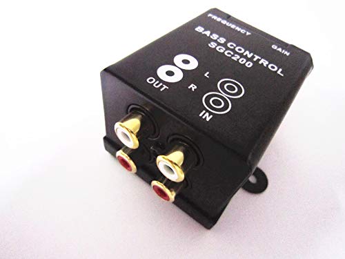 Amplificador de Subwoofer RCA Ajustable Ecualizador Crossover