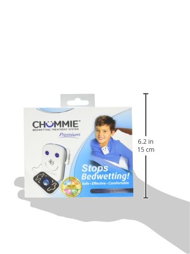 Chummie Premium Bedwetting Alarm for Deep Sleepers – Award Winning, Clinically Proven System with Loud Sounds, Bright Lights and Strong Vibrations, Blue