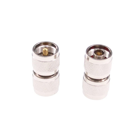 Adaptador Coaxial RFaha UHF a N Negro RF Macho Macho