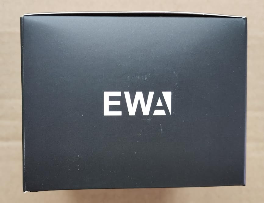 Con Estuche de Transporte, EWA Mini Bocina Bluetooth 5.0 portátil Altavoz Inalámbrico con Extra Bass, Impermeable IP67, con 12 Horas de Reproducción Perfecto para Lectura Senderismo Playa y Viajes (Negro)