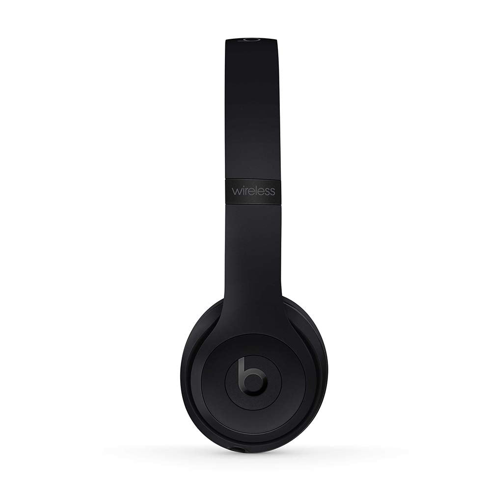 Beats Audífonos on-Ear Solo3 Wireless, Chip W1 para audífonos diseñado por Apple, Bluetooth Class 1, 40 Horas de Audio - Negro