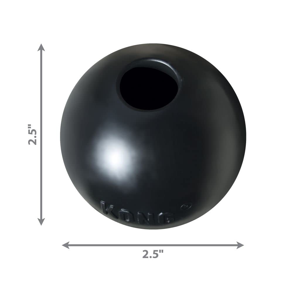 Kong Extreme Ball Pelota para perro, color Negro, Chico